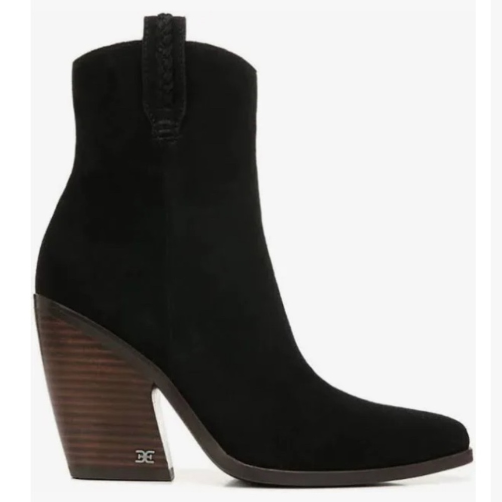 Sam Edelman Agnes Black Suede Boots Size 9 Never Worn. In box.